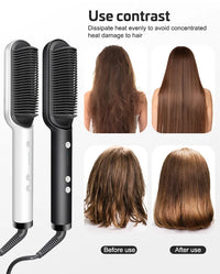 🔥 Electric Hair Straightening Comb – Fast & Safe Styling Brush