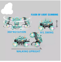 🔥Double-Sided 360° RC Stunt Car Toy with Lights & Music – Rechargeable Remote Control Car 🚗✨